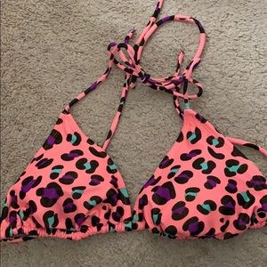 Op Juniors Bikini Top Animal Print